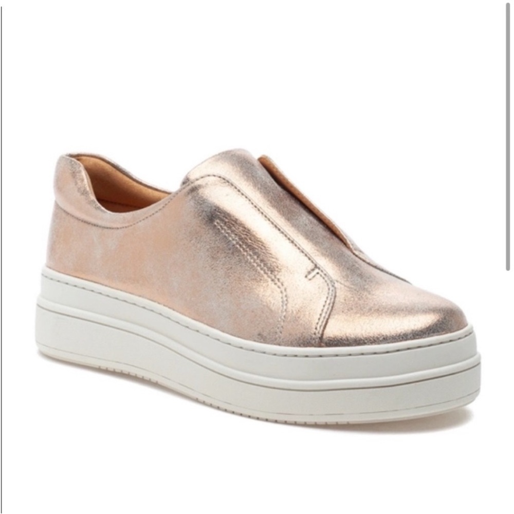NWOB J/Slides “Noel” Rose-Gold Sneaker